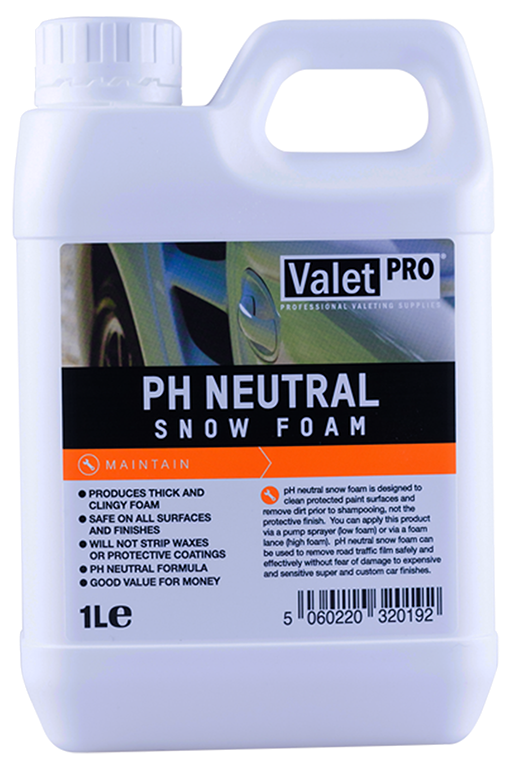 ValetPRO ph Neutral Snow Foam - ph neutrálna pena na umývanie 1L